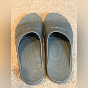 OOFOS OOah Athlete Recovery Men’s Slide Slate Grey Size 14 EU 47